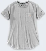 Koszulki męskie - Koszulka Carhartt Force Mid Logo Grey - miniaturka - grafika 1