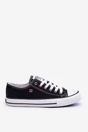 Trampki damskie - Damskie Trampki Big Star T274023 Czarne-37 - miniaturka - grafika 1