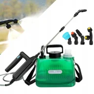 Opryskiwacze - Opryskiwacz Do Roślin 8L Elektryczny Akumulator 4 Dysze - miniaturka - grafika 1