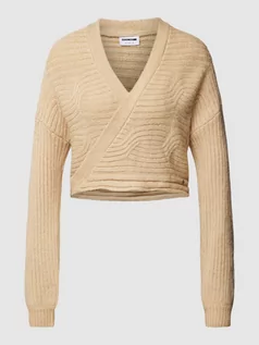 Swetry damskie - Kardigan z wiązanym detalem model ‘JAMIL’ - grafika 1