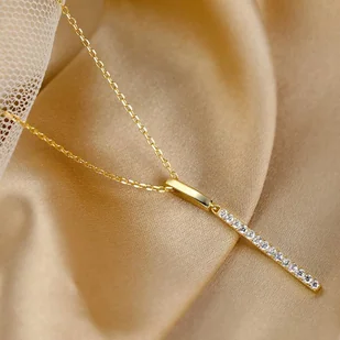 Naszyjnik z cyrkoniami - Naszyjniki - miniaturka - grafika 1