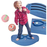 Skoczki dla dzieci - Bujak Wielofunkcyjna Deska Do Balansowania Dzieci Montessori Z Labiryntem - miniaturka - grafika 1