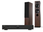 Zestawy stereo - Rotel A11 MkII (czarny) + Tesi 5 (mokka) - miniaturka - grafika 1