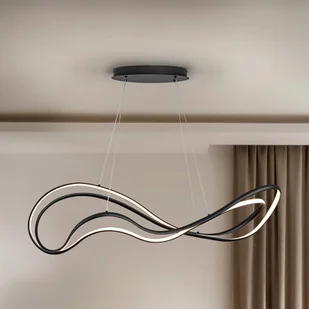 Schuller Valencia Lampa wisząca Danza, możliwość ściemniania, czarny, salon / jadalnia, metal, nowoczesny - Lampy sufitowe - miniaturka - grafika 1