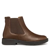 Botki damskie - Sztyblety Geox D Spherica Ec1 D16QRC 00085 C6006 Brązowy - miniaturka - grafika 1