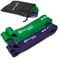 Gumy, taśmy, ekspandery - Zestaw gum oporowych taśm powerband fit 16-57kg - miniaturka - grafika 1