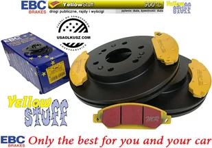 Przednie klocki YellowStuff + tarcze hamulcowe 330mm EBC seria PREMIUM Chevrolet Avalanche 1500 2007-2008 - Tarcze hamulcowe - miniaturka - grafika 1