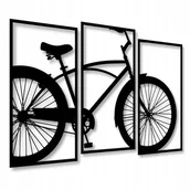 Dekoracje domu - OBRAZ AŻUROWY DEKORACJA ŚCIENNA XXL PANEL 3d ROWER OBRAZY DO SALONU DREWNA - miniaturka - grafika 1