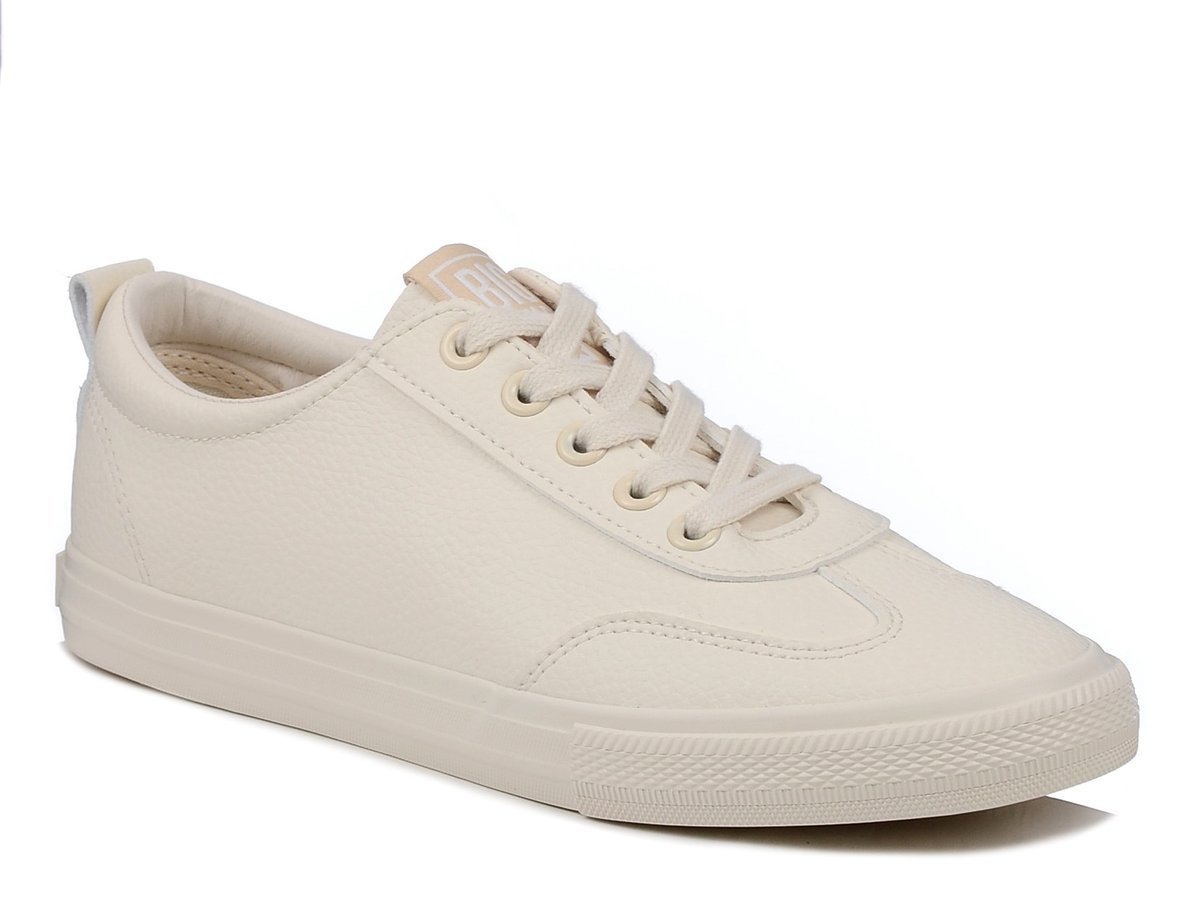 Trampki damskie beżowe Big Star TT274018 z ekoskóry tenisówki klasyczne-36