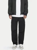 Spodnie męskie - Only & Sons Spodnie materiałowe Ray 22028640 Czarny Loose Fit - miniaturka - grafika 1