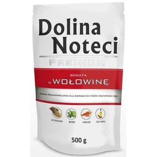 Dolina Noteci PREMIUM bogata w wołowinę 500g - Mokra karma dla psów - miniaturka - grafika 1
