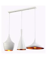 Lampy sufitowe - Lumina Deco Lampa potrójna FOGGI W3 LDP 7712-3 Biały - - miniaturka - grafika 1