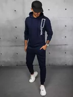 Dresy męskie - Dres męski granatowy Dstreet AX0682-M - miniaturka - grafika 1