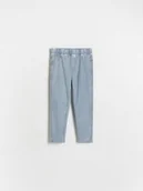 Spodenki dla niemowląt - Reserved - Legginsy z efektem sprania - niebieski - miniaturka - grafika 1