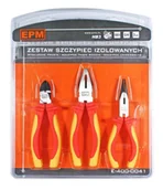 Kombinerki i obcęgi - EPM PROFESSIONAL ZESTAW SZCZYPIEC IZOLOWANYCH 3 SZTUKI 160MM CRV E-400-0041 [6699314] - miniaturka - grafika 1