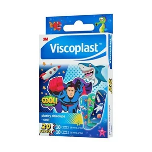 Viscoplast plastry dziecięce cool 20 sztuk - Apteczki i materiały opatrunkowe - miniaturka - grafika 1