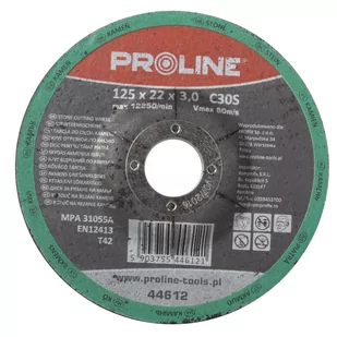 Proline tarcza tnąca KAMIENIA WYPUKŁA ROZMIAR 230x3.0 mm 44623 - Tarcze do pił - miniaturka - grafika 1