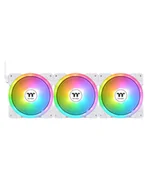 Chłodzenie procesora - Thermaltake SWAFAN EX12 ARGB Sync PC Cooling Fan Kolor: BIAŁY TT Premium Edition, case fan (Kolor: BIAŁY, pack of 3) - miniaturka - grafika 1
