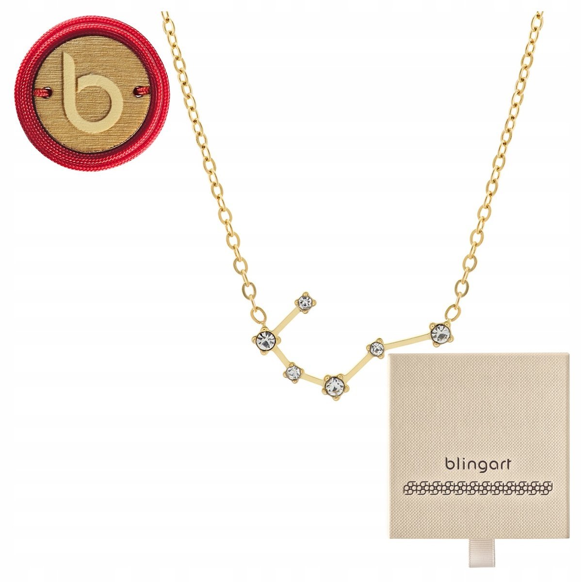 Naszyjnik celebrytka ZNAK ZODIAKU konstelacja RAK BLINGART