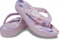 Klapki i japonki damskie - Japonki Klapki Damskie Crocs Platform Flip 37-38 - miniaturka - grafika 1