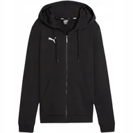 Bluzy damskie - Bluza Damska Puma Team Goal Casuals Hooded Czarna 658597 03 L - miniaturka - grafika 1