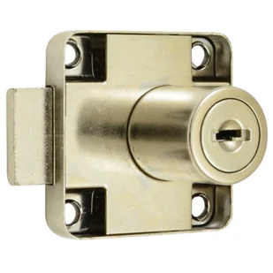 Zamek meblowy 850 do szuflad KRYTY STAHL - Zawiasy, okucia i inne akcesoria - miniaturka - grafika 1