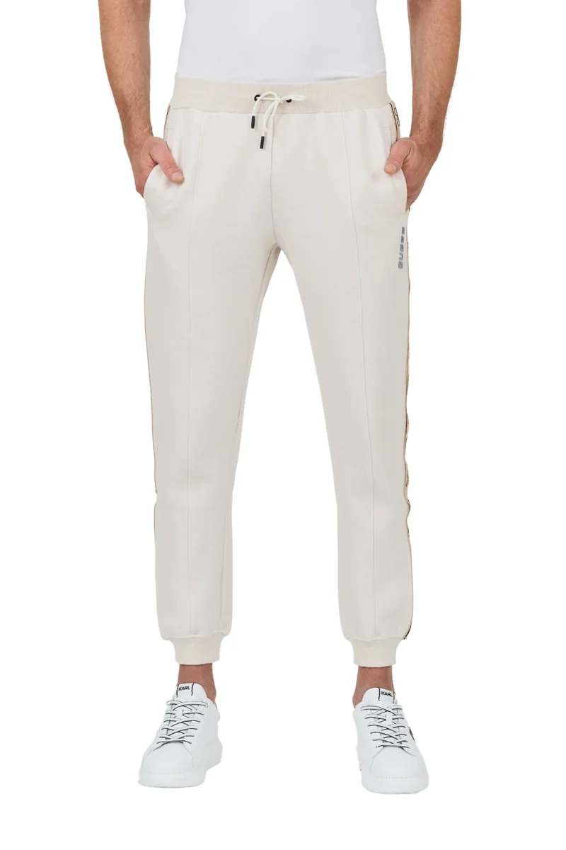 GUESS Beżowe męskie spodnie Mickey Cuff Pant M