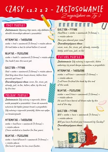 Henry, dwustronna plansza a4 angielski czasy cz. 2 zastosowanie - Przybory szkolne - miniaturka - grafika 1