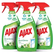 Płyny do mycia szyb - Zestaw AJAX płyn do mycia szyb spray KONWALIA 3x500 ml - miniaturka - grafika 1