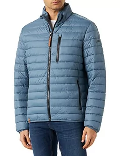 camel active Męska bluza 430750/1E52 Bluza męska, niebieska (Stone Blue), 110, Stone Blue - Bluzy męskie - miniaturka - grafika 1
