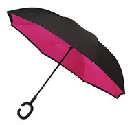 Parasole - Impliva Parasol Inside Out, podwójna osłona, wiatr, różowy, jeden rozmiar, Różowy, Taille unique - miniaturka - grafika 1