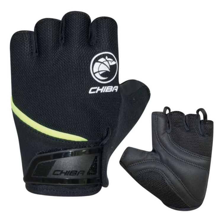 Rękawiczki rowerowe Chiba Youth BLACK XS/S