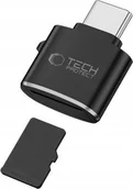 Czytniki kart pamięci - TECH-PROTECT ULTRABOOST TYPE-C TO CARD READER MICRO SD/TF BLACK - miniaturka - grafika 1