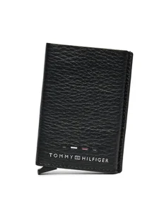 Tommy Hilfiger Etui na karty kredytowe AM0AM12760 Czarny - Etui na dokumenty i karty - miniaturka - grafika 1