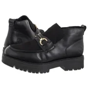 Botki damskie - Botki Czarne 47582-00 Black (RI310-a) Rieker - miniaturka - grafika 1