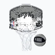 Koszykówka - Zestaw do mini-koszykówki Wilson NBA Team Mini Hoop San Antonio Spurs - miniaturka - grafika 1