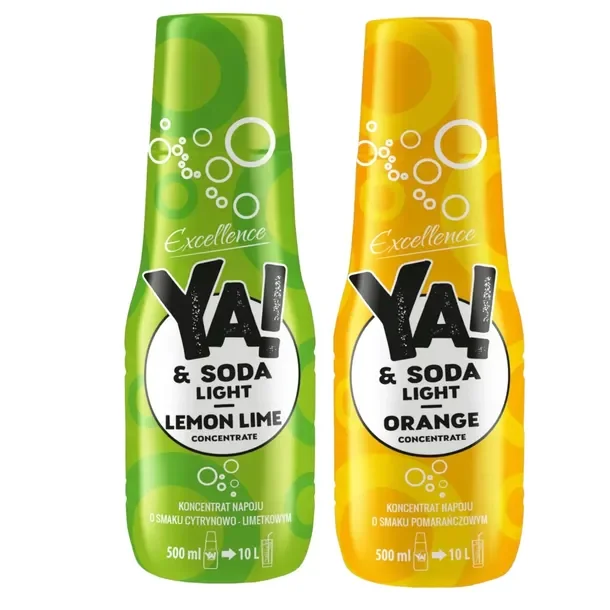 2 X Syrop Do Saturatora Koncentrat Smakowy Napój Lemon Lime Orange Bez Cukr
