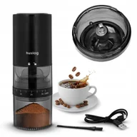 Młynki do kawy Black Friday 2022 - Młynek do kawy Aptel Huslog młynek bezprzewodowy do kawy z okienkiem CoffeeSmash - miniaturka - grafika 1