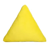 Poduszki dekoracyjne - Domarex, Poduszka dekoracyjna Shape Bryła 3D, żółta, 43x50 cm - miniaturka - grafika 1