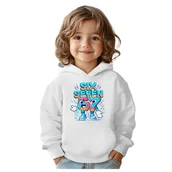 Bluzy dla dziewczynek - BLUZA DZIECIĘCA Z KAPTUREM 67 SIX SEVEN VIRAL 104 DLA DZIECKA PREZENT - miniaturka - grafika 1