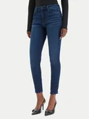 Spodnie damskie - Guess Jeansy W6RAB4 D5QQ0 Granatowy - miniaturka - grafika 1