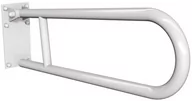 Akcesoria dla osób starszych i niepełnosprawnych - ANDEX Uchwyt półokrągły uchylny z płytą biały 820/B/ - miniaturka - grafika 1