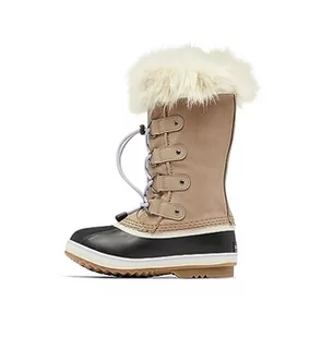 Sorel Youth Joan of Arctic Wodoodporne zimowe śniegowce, Omega Taupe, guma 2, rozmiar 34 EU, Omega Taupe Gum 2, 34 EU - Śniegowce damskie - miniaturka - grafika 1