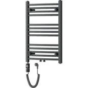 Grzejniki łazienkowe - Mexen Ares grzejnik elektryczny 700 x 500 mm, 300 W, antracyt - W102-0700-500-2300-66 - miniaturka - grafika 1