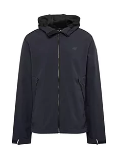 4F Męska kurtka softshellowa H4Z22-SFM001, antracytowa, XXL, Antracyt, XXL - Kurtki męskie - miniaturka - grafika 1