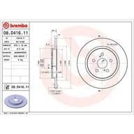 Tarcze hamulcowe - Tarcza hamulcowa BREMBO 08.D416.11 - miniaturka - grafika 1