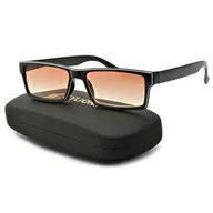Okulary sportowe - Okulary przyciemniane PLUSY do Czytania  z flexami ST305 moc: +3,5 - miniaturka - grafika 1