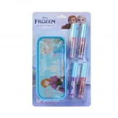 Zabawy w naśladowanie dorosłych - Zestaw kosmetyków do makijażu dla dzieci Kraina Lodu Lip Smacker Gloss & Pouch Set Markwins - miniaturka - grafika 1