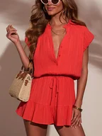 Kombinezony - LA Angels Kombinezon w kolorze czerwonym - miniaturka - grafika 1