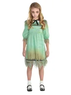 Sukienki - amscan Sukienka kostiumowa "Dreadful Darling" w kolorze beżowo-zielonym - miniaturka - grafika 1